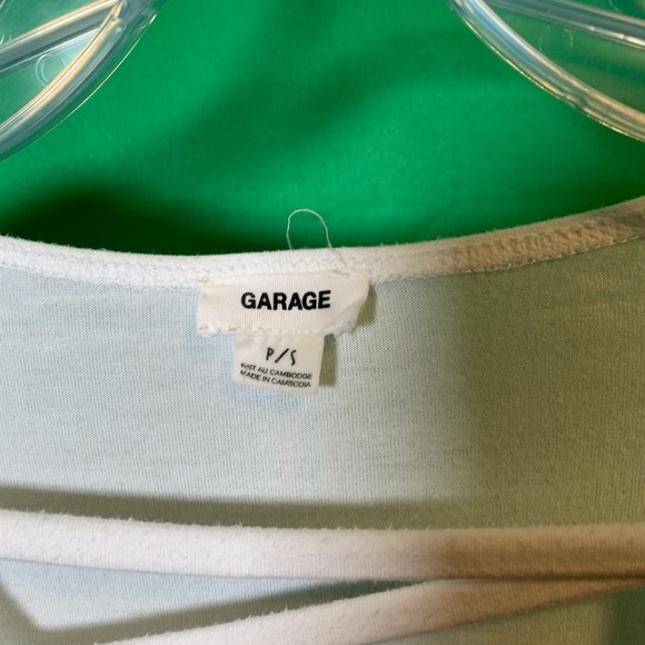 Super Cute Garage White Long Sleeved Shirt - Picture 2 of 2